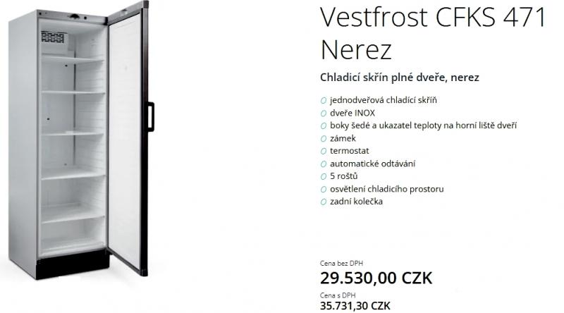 Vestfrost CFKS471 NEREZ