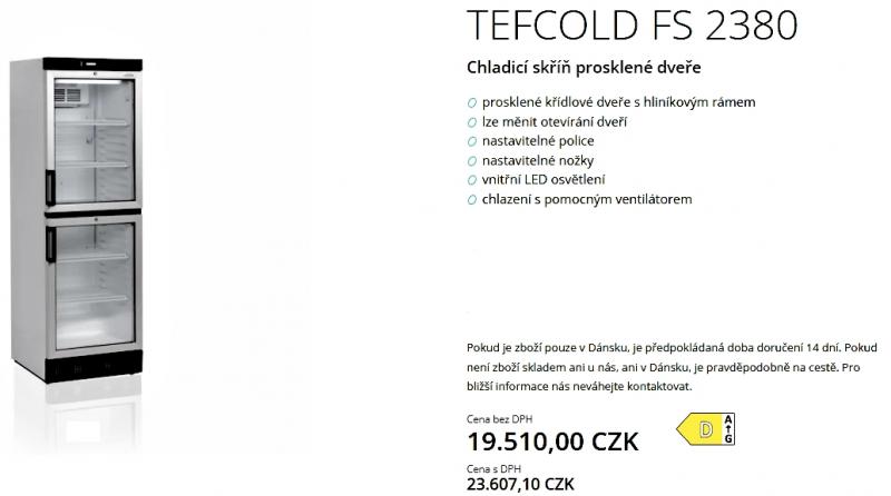 Tefcold FS 2380